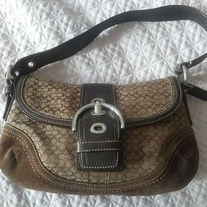 Brown Coach Signature Soho Bag